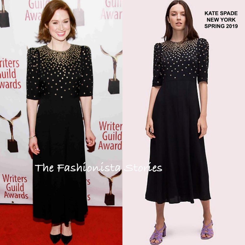 $1050 Kate Spade Collection Sz 4 Dark Navy 3D Floral Applique Maxi Dress Gala
